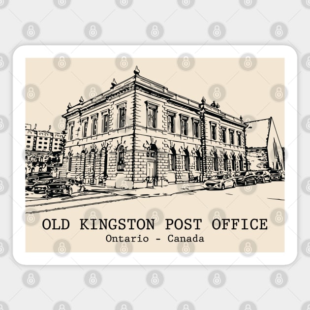 Old Kingston Post Office - Ontario Magnet by Lakeric